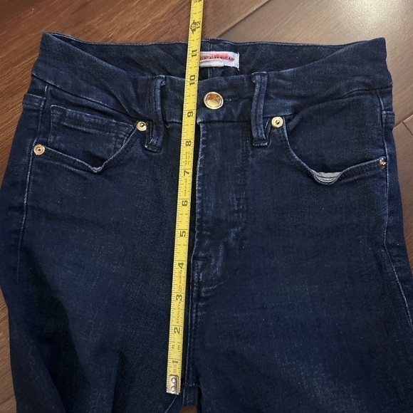 GOOD AMERICAN High Rise Skinny Jeans Size 0/25 - Picture 7 of 10